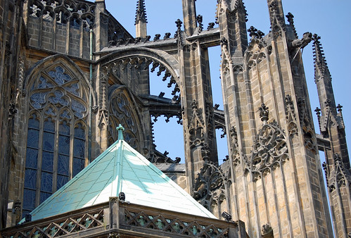 Flying Buttresses, St Vitus Cathedral, Prague (Aug 10)