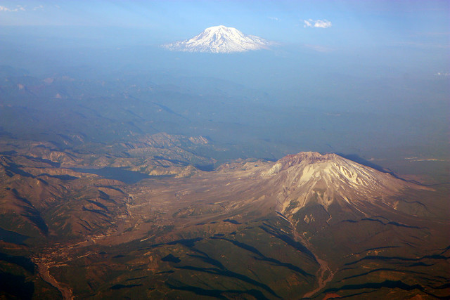 Mt. Saint Helens and Mt. Adams