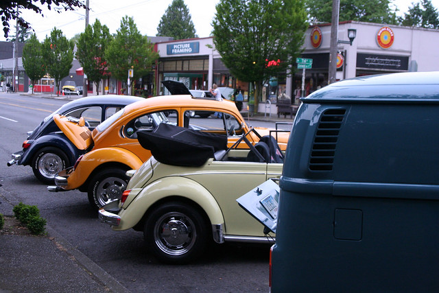 VWs Lined Up
