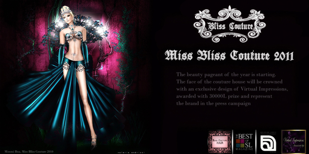 Miss Bliss Couture 2011 - we start the selections!