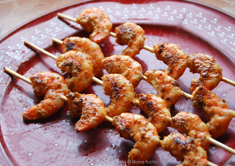 Shrimp skewers | Liliana Fuchs | Flickr