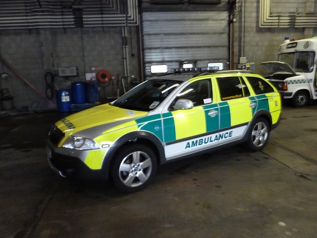 East Midlands Ambulance Service Skoda Fast Response Vehicle