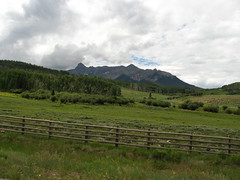 Mount Sneffels from San Juan Skyway, S.R. 62 Between Placerville and Ridgeway, Colorado
