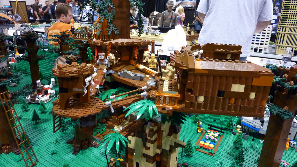 LEGO Ewok Village GFLUG booth Celeste Monsour Flickr