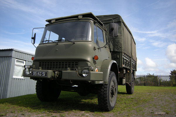 Territorial Army Bedford MJ 4x4 Bodycargo Dropside 4 Tonne LHD Truck