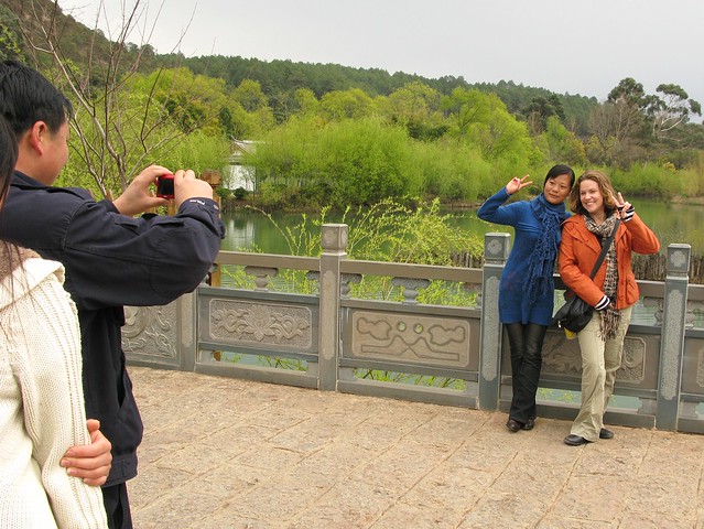 We're often the attraction with Chinese tourists - Lijiang, China