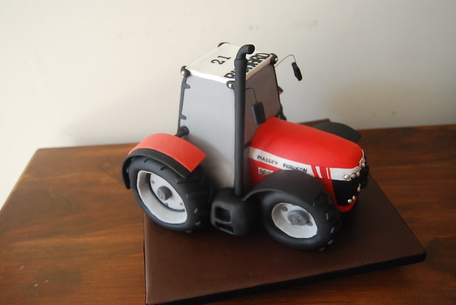 21st Tractor Cake