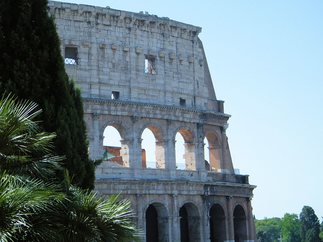 The Coliseum from the outside