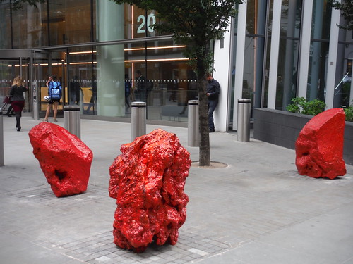 Bosco Sodi - Untitled x3 (Red Rocks) SWC Walk Short 24 - Sculpture in the City