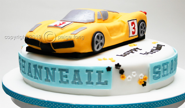 Black 3D Car Birthday Cake - Tasteful Cakes By Christina Georgiou-sgquangbinhtourist.com.vn
