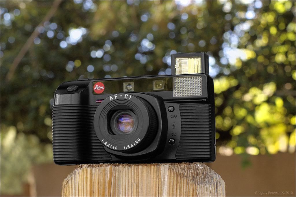 Leica AF-C1 with tele lens extended | Most milestone Leica c… | Flickr