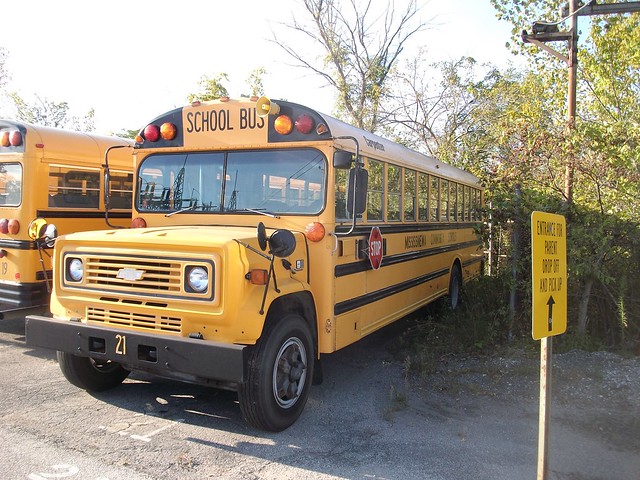 1991 chevy carpetner school bus