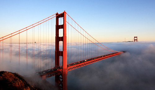 sf sanfrancisco california ca bridge sunset usa fog america golden gate afternoon goldengatebridge ggb