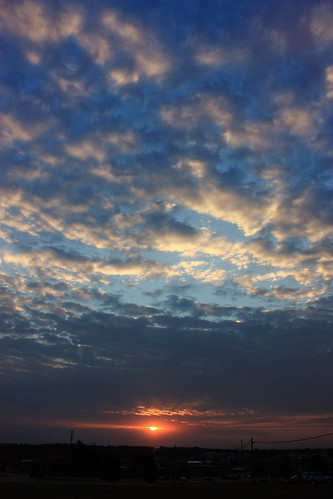 sunset sky skyline clouds sunrise canon xsi ftleonardwood lent454