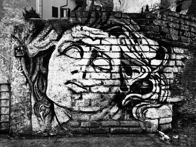 Street art, Trastevere.