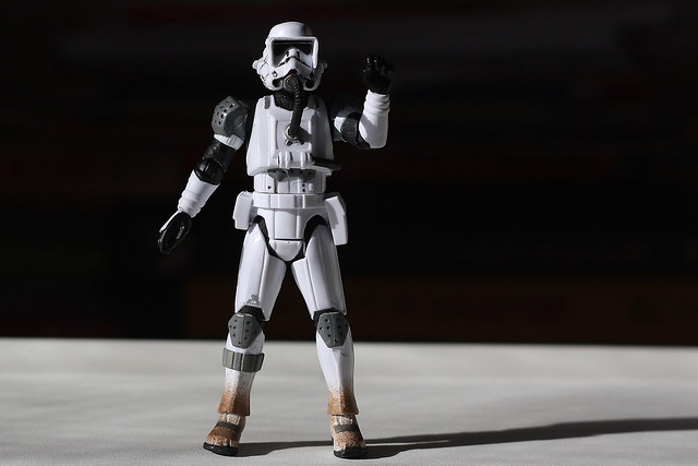 Zadoc the Imperial Jumptrooper waves to the world