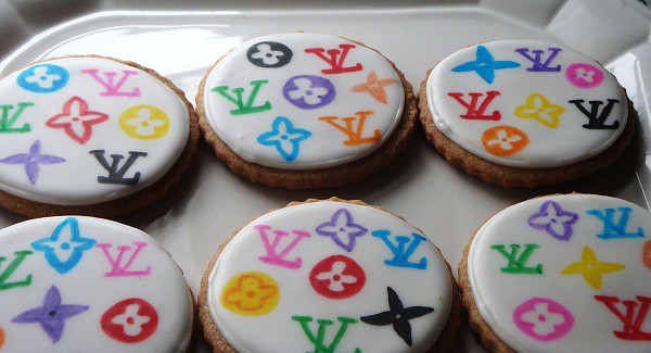 decorated louis vuitton cookies