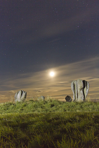 lightpainting night standingstones northumberland prehistoric duddo stonecirle meglaith