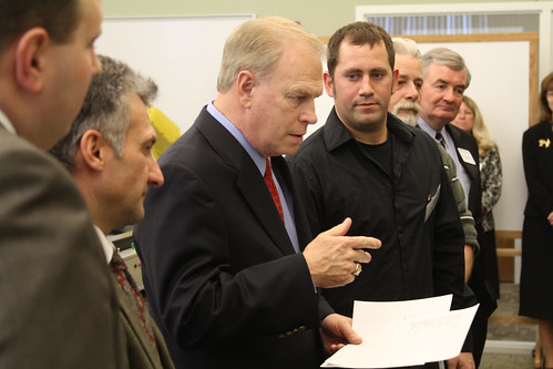 Governor Ted Strickland on Visit to Stark State College