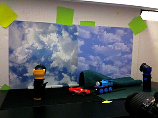 Lightning McQueen vs. Thomas the Tank Engine Setup