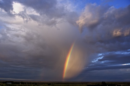 arizona rain weather sunrise rainbow desert monsoon