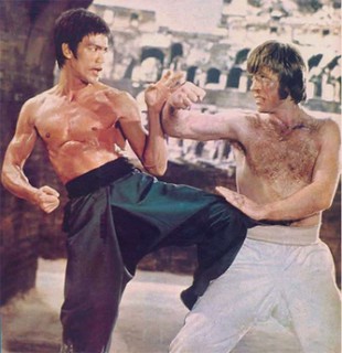 Bruce Lee vs Chuck Norris | Bruce Lee is my higher power. | Flickr