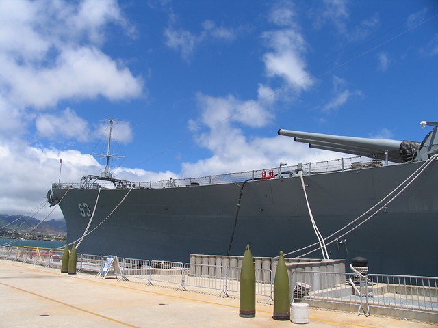 Front Deck of the Battleship Missouri