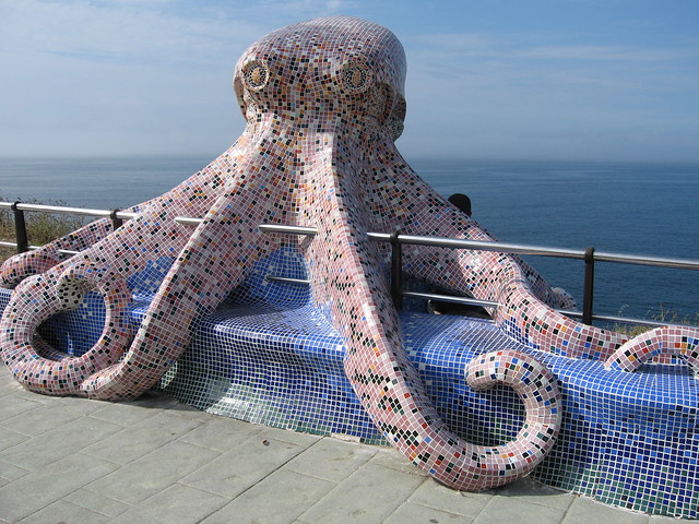 El pulpo del Paseo Marítimo de A Coruña