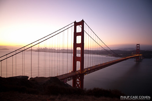Golden Gate Sunrise by Philip Case Cohen