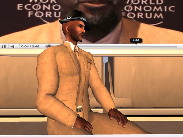 Tukufu Zuberi as avatar and on video. - Chimera Cosmos