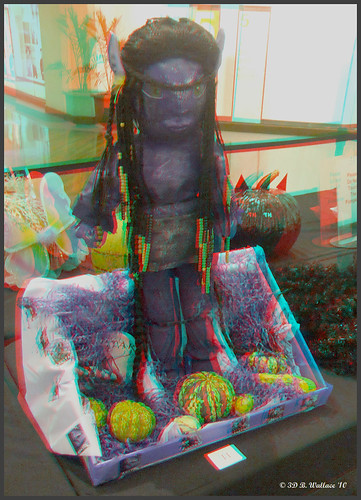 school halloween mall pumpkin stereoscopic 3d display brian avatar anaglyph indoors stereo wallace inside stereoscopy stereographic stereoimage stereopicture quotbrian millsquot wallacequot quotarundel