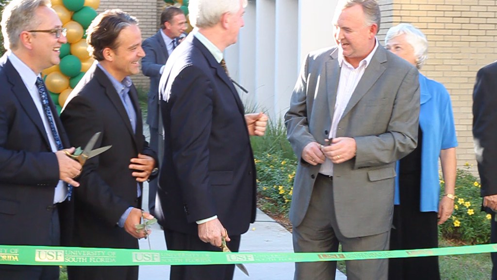 Usf Ribbon USF Ribbon-cutting | Flickr