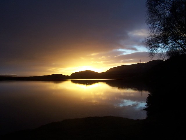 Golden Glow, Loch Ruthven, Inverness, Novemver 2008