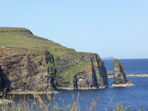 orkney scotland southronaldsay sea cliffs geology rock landscape scenery environment