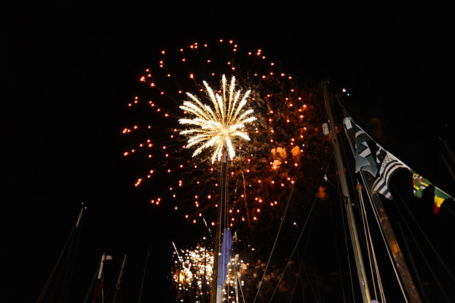 Regatta Fireworks, Dartmouth, Devon 28/08/2010