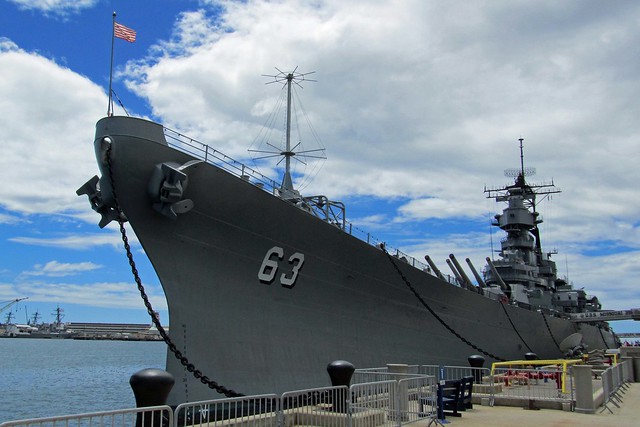 USS Missouri, port side