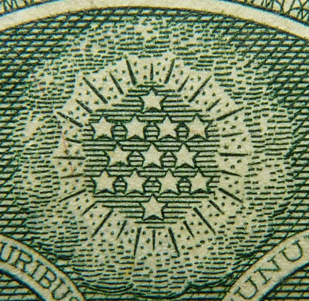 1782 - American Star | On the one dollar bill since 1935 at … | Flickr