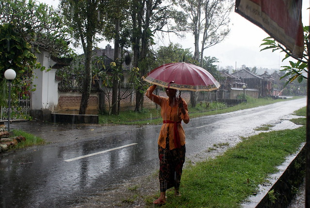 A rainy day in Bali