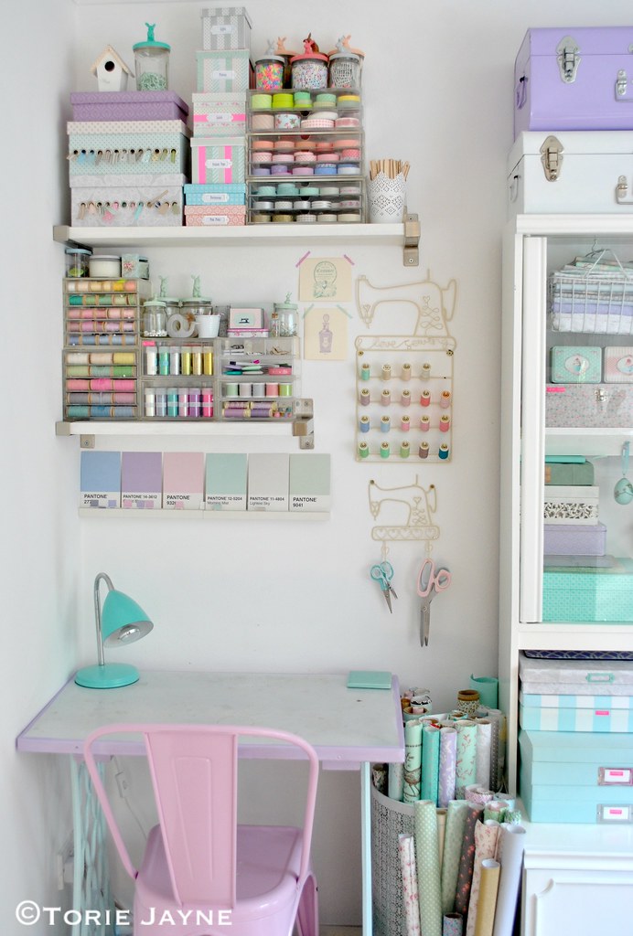 My craft room desk | Blogged at Torie Jayne.com Blog|Faceboo ...