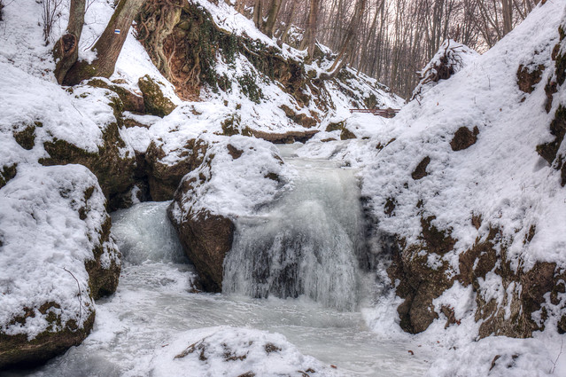 The frozen creek