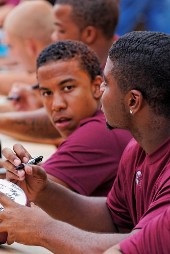 University of Montana Football Players at Autographing Session