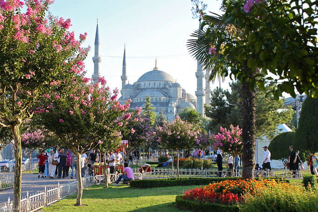Sultanahmet camil o Sultan Ahmet camil, Istanbul Turchia
