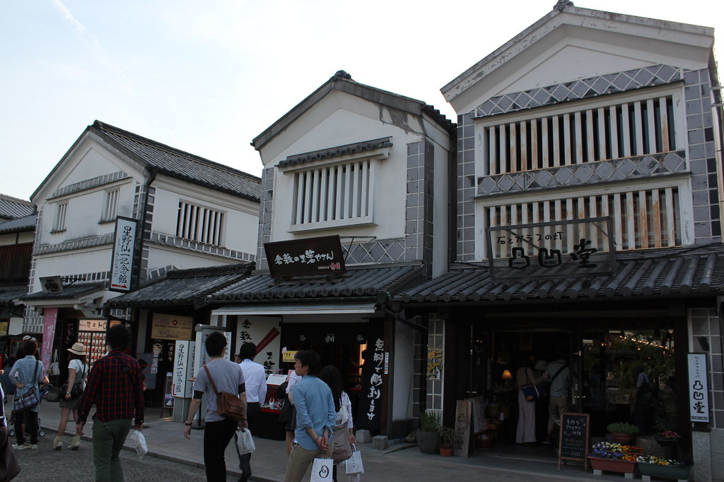Shops in the Kurashiki Bikan historical quarter