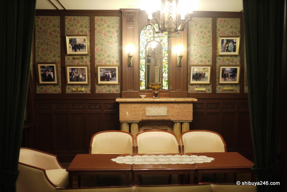 The Emperor and Prince in the photos here on the wall from a previous visit
