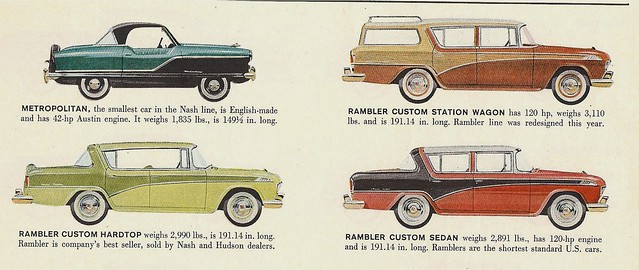 1956 American Motors cars