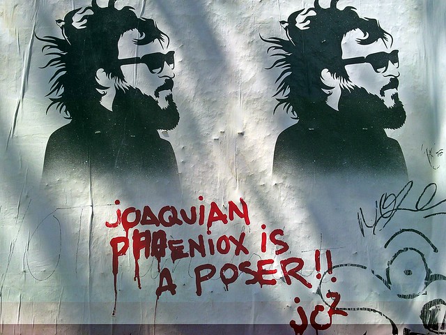 Joaquin Phoenix is a Poser