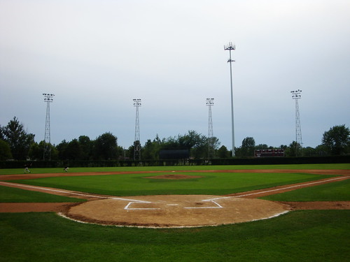 park cold home field minnesota ball town spring baseball stadium plate level behind amateur mn
