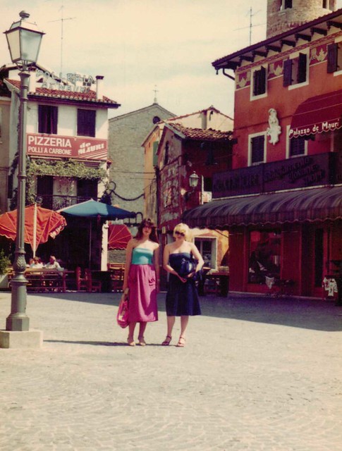 Julie and Linda Caorle Italy 1980