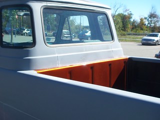a copper truck bed