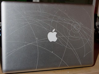 Laser-etched Laptop | by Russ Garrett